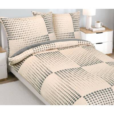Bellatex Mikroflanelové obliečky Puntík 140x200 70x90