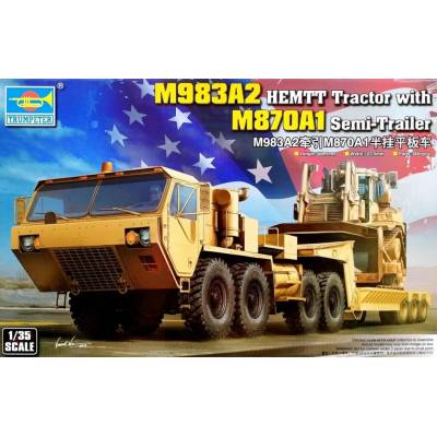 Trumpeter M983A2 HEMTT Tractor with M870A1 Semi-Trailer 1:35
