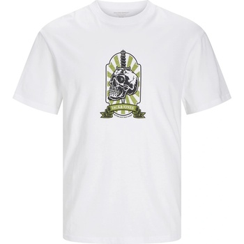 Image 1 of Jack and Jones Мъжка тениска Jack and Jones J&J Skull T-Shirt Mens - Bright White