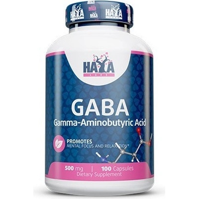 Haya Labs GABA 500 mg 100 kapsúl