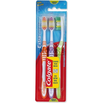 Colgate Extra Clean střední 3 ks – Zboží Dáma