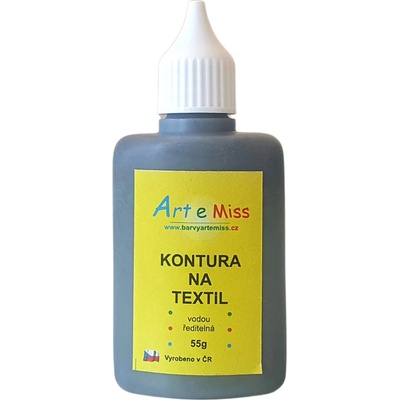 Kontura na textil 55g 13 šedá