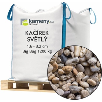 Kameny.cz Kačírek - praný Vyberte si balení: Big Bag 1200 kg s dopravou, Vyberte si velikostní frakci: 1,6 - 3,2 cm