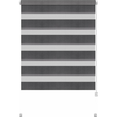 Gardinia Tmavosivá roleta deň a noc 42,5x150 cm Zebra