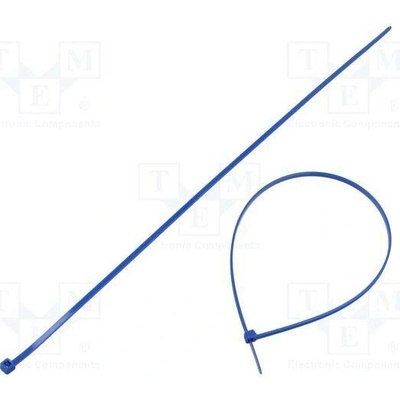 TIE10 TT4X150MD Stahovací pásek; L: 150mm; W: 3,6mm; modrá; polyamid; 176N; UL94V-2