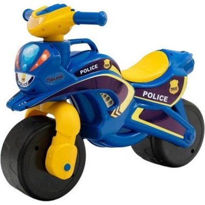DOLONI Policejní motorka se zvuky modrá+žluté