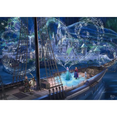 Schmidt Spiele - Puzzle Thomas Kinkade: Disney: Frozen - 1 000 piese