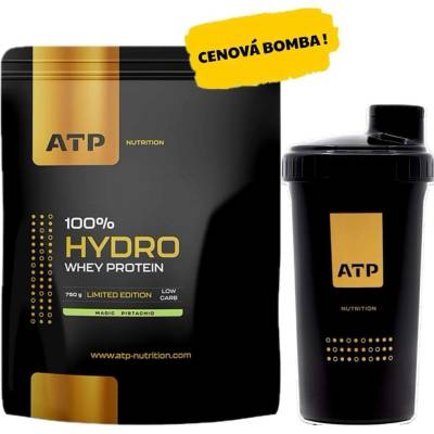 AKCE ATP Nutrition 100% Hydro Whey Protein 750 g + ZDARMA Šejkr 700 ml