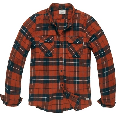 Vintage Industries Sem flannel oranžová