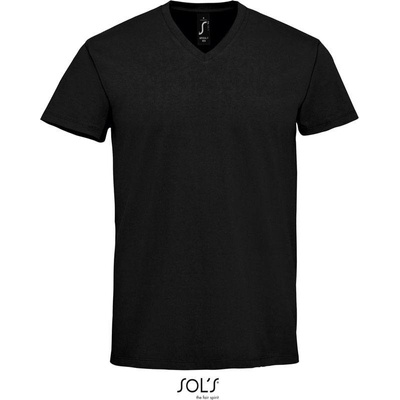 Sol's Imperial V Men pánske tričko s výstrihom do V čierne deep