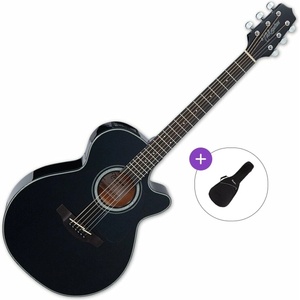 Takamine GF30CE-BLK Basic SET Black Електро-акустична китара Джъмбо