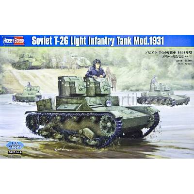 Hobby Boss Soviet T-26 Light Infantry Tank Model 1931 1:35