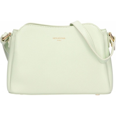 Hexagona dámská crossbody kabelka Rezza světle zelená