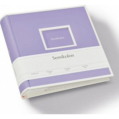 200 Pockets Album lilac silk