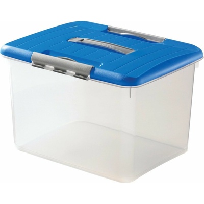 Curver nádoba 30 l 42,8 × 28,1 × 34 cm průhledná modrá