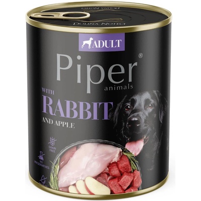 Dolina Noteci Adult Dog - Пълноценна консервирана храна за израснали кучета със заешко и ябълки, 800 гр