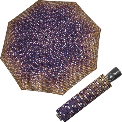 Doppler Magic Fiber Twinkle Blue dámský plně automatický deštník