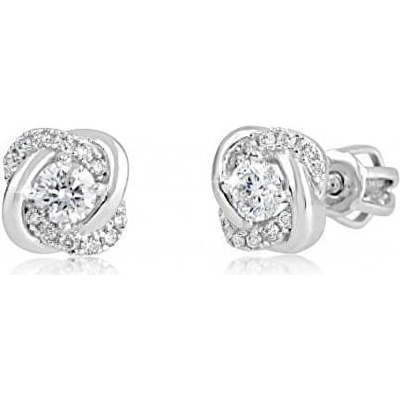 Cutie Jewellery Prekrásne kôstkové náušnice z bieleho zlata Z9001-3263-30-10-X-2