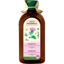 Green Pharmacy Hair Care Greater Burdock šampón proti padaniu vlasov Parabens Artificial Colouring SLS SLES Free 350 ml