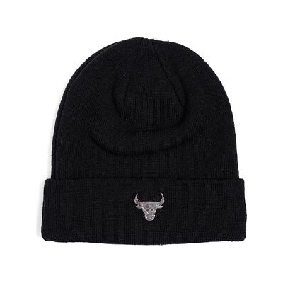 New Era Medium Knit Metallic Cuff beanie Chicago Bulls black