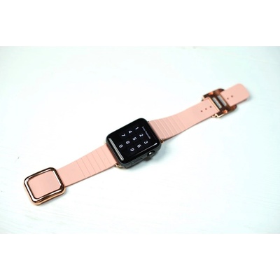 JC Силиконова каишка с магнитна закопчалка за Apple Watch 42мм, 44мм, 45мм, 46мм, Ultra 49мм - JC Design Modern Buckle Band (лилав)
