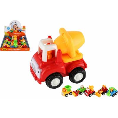 Teddies Auto stavební na setrvačník mix druhů
