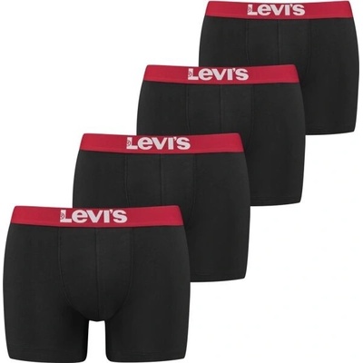 Levi's solid Basic Brief 4P černá