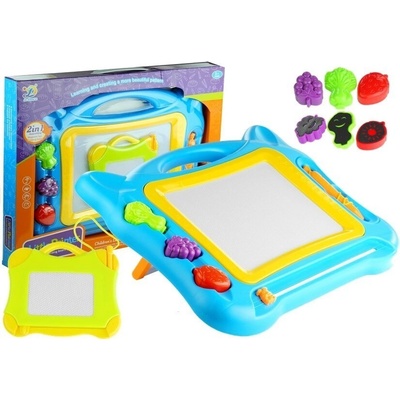 LEAN TOYS : MAGNETICKÁ TABUĽA S PEČIATKAMI