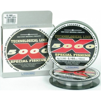 Colmic X5000 Special Fishing clear 150m 0,12mm 2,29kg