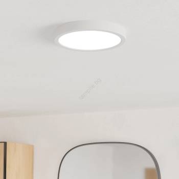 Image 1 of EGLO 901333 - LED таванно осветително тяло за баня FUEVA LED/11, 5W/230V pr. 21, 1cm IP44 бяло (EG901333)