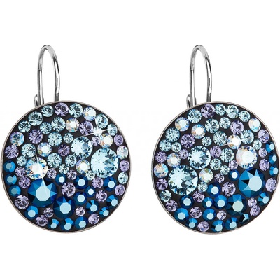 Pavona visací s krystaly Swarovski modré kulaté 31161.3 blue style