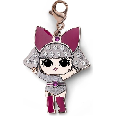 L.O.L Surprise Dětský přívěsek Charm LOL Diva se Swarovski krystaly L3014DIV