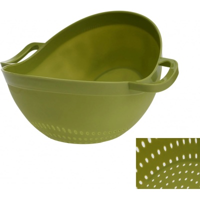 H&L Cedník s ušima 22cm, zelený