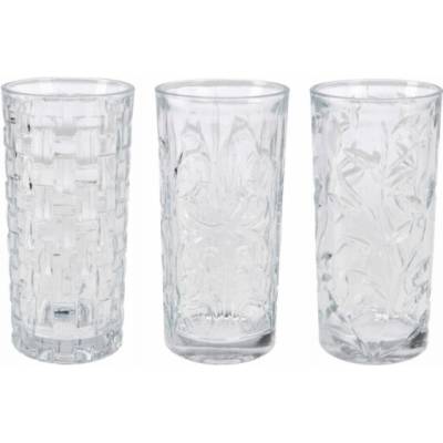 Glasmark 3 vzorovaných sklenic 380 ml