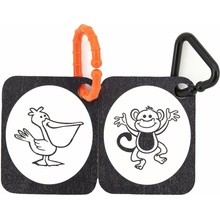ProfiBaby dřevo Baby stimulační kartičky ZOO zvířátka set 9ks