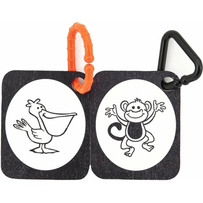 ProfiBaby dřevo Baby stimulační kartičky ZOO zvířátka set 9ks