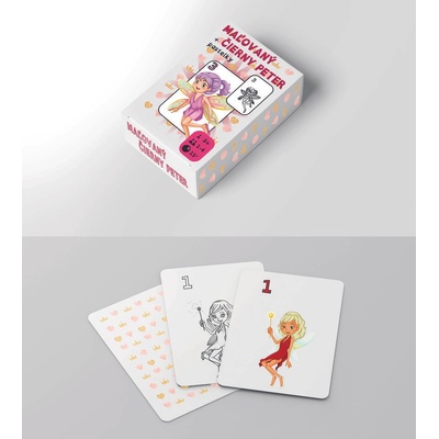 Karty Maľovaný Čierny Peter víla