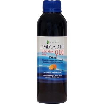 Nutraceutica Rybí olej Omega-3 HP s koenzymem Q10 orange 270 ml