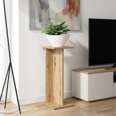vidaXL Стойка за растения 2 бр. Дъб артизан 25 x 25, 5 x 60, 5 см (899673)