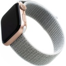FIXED Nylon Strap na Apple Watch 42 mm/44 mm bielosivý FIXNST-434-WHGR