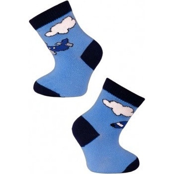 Dětské ponožky LETADLO, Modrá TREPON