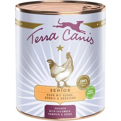 Terra Canis ﻿Senior Chicken with cucumber pumpkin & herbs 800 g