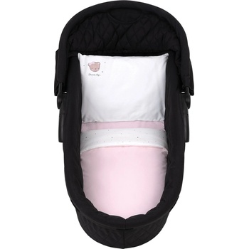 KikkaBoo Бебешки спален комплект за количка 6 части Dream Big Pink (41101060126)