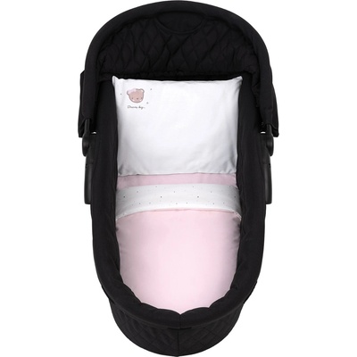 KikkaBoo Бебешки спален комплект за количка 6 части Dream Big Pink (41101060126)