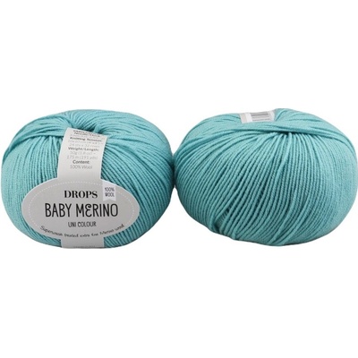 Drops Baby Merino 10 světlá tyrkysová