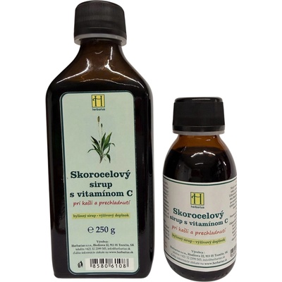 JutaVit Skorocelový sirup + vitamín C 300 ml