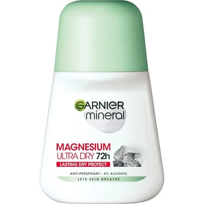Garnier Mineral Рол-он против изпотяване Magnesium Ultra Dry 72H, 50 ml