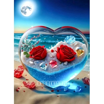 Image 1 of Рози в сърце 25/35 см