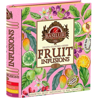 BASILUR Fruit Infusions Book Assorted Vol. III 32 x 2 g