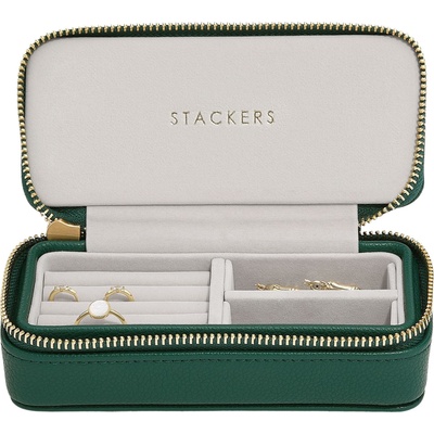 Stackers Пътническа кутия за бижута Stackers Travel cлassic горско-зелена (76421)
